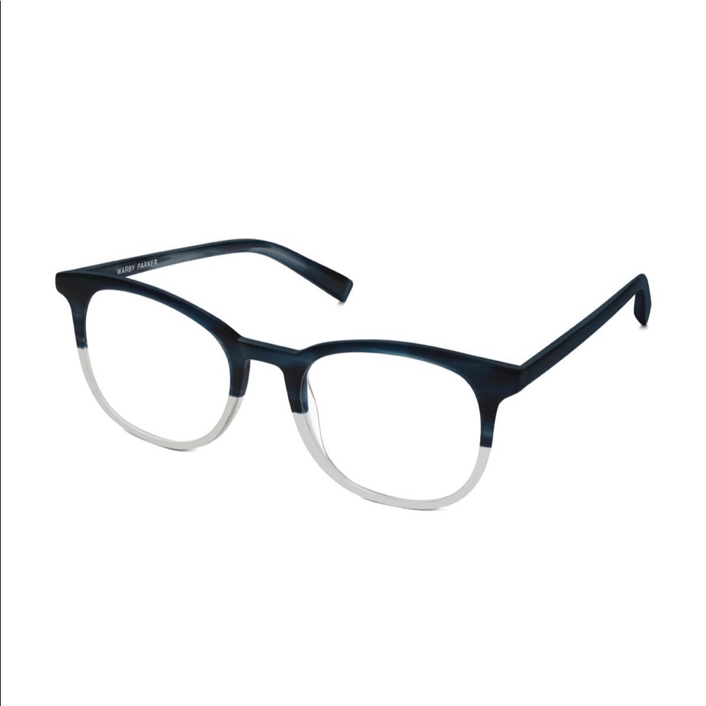Warby Parker Durand Blue/Clear Eyeglasses
